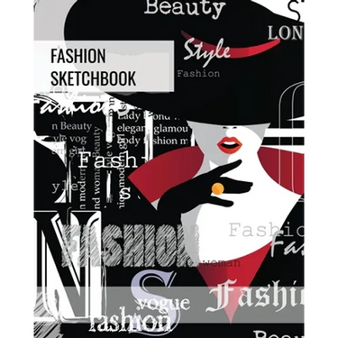 Fashion Sketchbook: Blank Female Figure Templates To Design & Create, Drawing & Sketching, Artist, Fashionista & Designers Gift, Sketch Book, Art Note