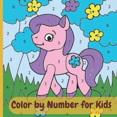 Color by Number for Kids: Animal color activity book, A new way of coloring is in numbers to help children improve their concentration. Activity