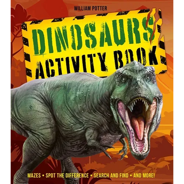 Dinosaurs Activity Book: Mazes, Spot the Difference, Search and Find, and More!