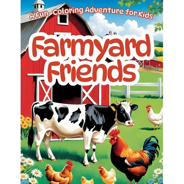 Barn Yard Friends Coloring Book