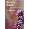 General Worship Bulletin: Earth Is Full (Package of 100): Psalm 33:5 (Kjv)
