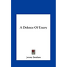 A Defence of Usury