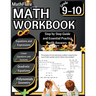 MathFlare - Math Workbook 9th and 10th Grade: Math Workbook Grade 9-10: Equations and Expressions, Linear Equations, System of Equations, Quadratic Eq
