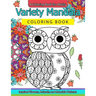 Variety Mandala Coloring Book Vol.1: A Coloring book for adults: Inspried Flowers, Animals and Mandala pattern
