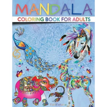 Mandala Coloring Book for Adults: Paisley Adult Coloring Books with Cute Animal Mandala, Stress Relieving Flower Designs, Creative Patterns and More