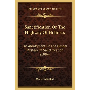 Sanctification Or The Highway Of Holiness: An Abridgment Of The Gospel Mystery Of Sanctification (1884)