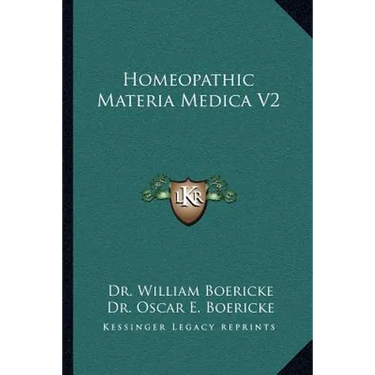 Homeopathic Materia Medica V2