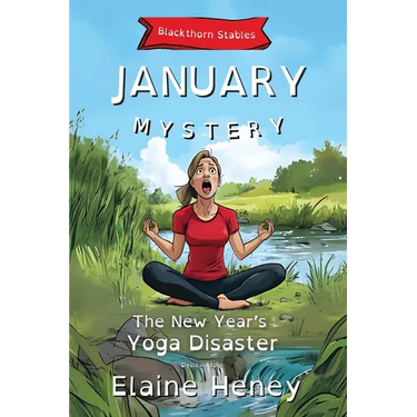 The New Year's Yoga Disaster Blackthorn Stables January Mystery - Dyslexia Friendly