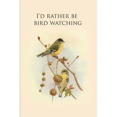 I'd rather be bird watching: Gifts For Birdwatchers - a great logbook, diary or notebook for tracking bird species. 120 pages