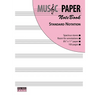 MUSIC PAPER NoteBook - Standard Notation