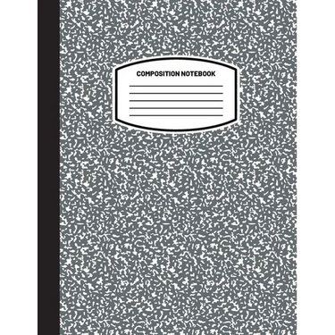 Classic Composition Notebook: (8.5x11) Wide Ruled Lined Paper Notebook Journal (Charcoal Gray) (Notebook for Kids, Teens, Students, Adults) Back to