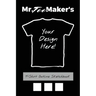T-Shirt Outline Sketchbook: Tee Shirt Design Ideas Journal to Make Your Own Merch