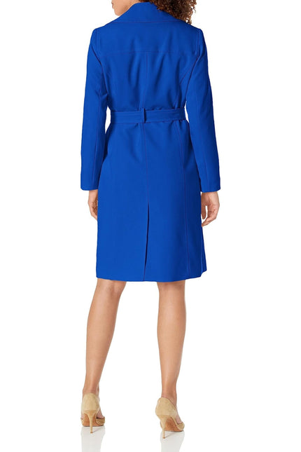 Le Suit 3 Button Crepe Jacket/Skirt Side Slit Suit by Curated Brands