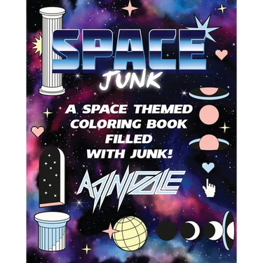 Space Junk: A Space Themed Adult Coloring Book
