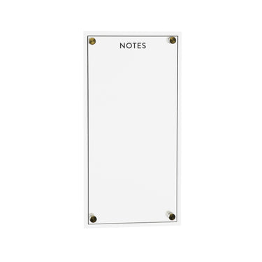 Acrylic Dry Erase Notes Board 13"H
