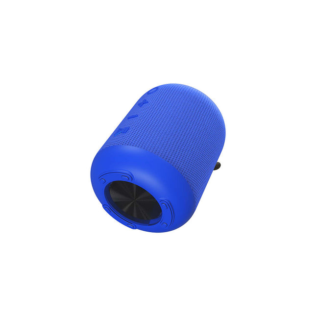 Klipxtreme Speaker Bluetooth 5.0 Titan 12W (2x 6W) TWS IPX7 Waterproof 17Hr Playback Mic - Blue by Level Up Desks