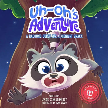 Uh-Oh's Adventure: A Raccoon's Quest for a Midnight Snack
