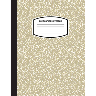 Classic Composition Notebook: (8.5x11) Wide Ruled Lined Paper Notebook Journal (Nude/Tan/Beige) (Notebook for Kids, Teens, Students, Adults) Back to S