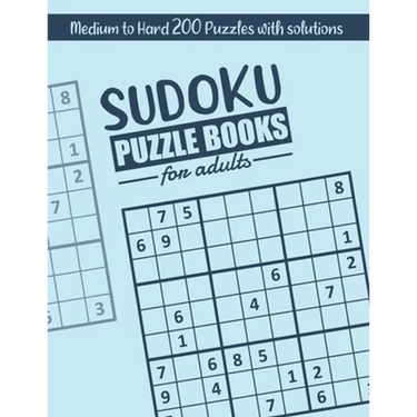 Sudoku: Sudoku Puzzle books for adults Medium to Hard: suduko puzzle books for adults medium to hard 200 Medium to Hard Sudoku