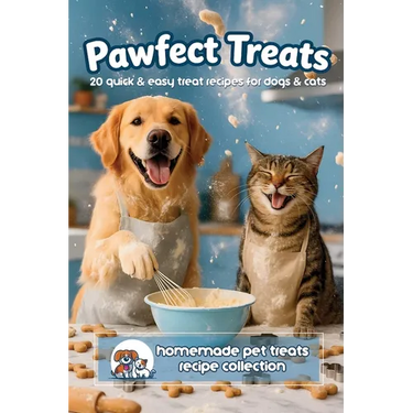 Pawfect Treats Pet Recipe Book: 20 Quick and Easy Homemade Pet Treats Recipe Collection for Dogs and Cats