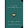 Ministerial Responsibility (1837)