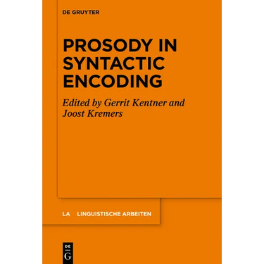 Prosody in Syntactic Encoding