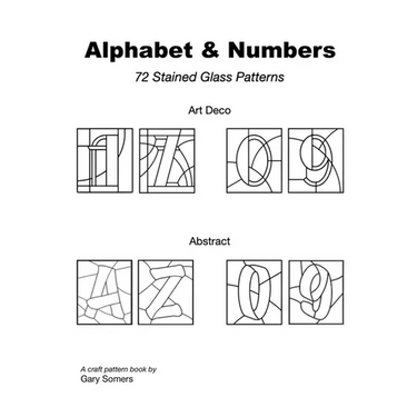 Stained Glass Alphabet and Numbers
