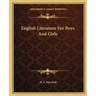 English Literature For Boys And Girls