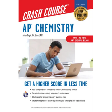 AP Chemistry Crash Course, Book + Online: Get a Higher Score in Less Time