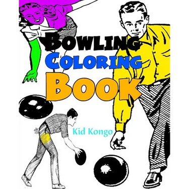 Bowling Coloring Book