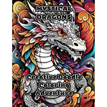 Mystical Dragons: Creative Doodle Coloring Adventure