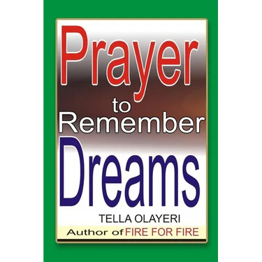 Prayer to Remember Dreams