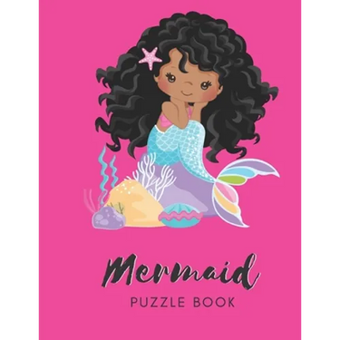 Mermaid Puzzle Book: Connect The Dots Puzzles - 30 Pages - Paperback - Made In USA - Size 8.5 x 11