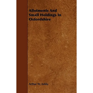 Allotments And Small Holdings In Oxfordshire