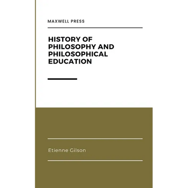 History of Philosophy and Philosophical Education