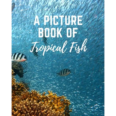 A Picture Book of Tropical Fish: Activity Books for Seniors With Dementia- Gift Book for Seniors With Alzheimer's in Large Print