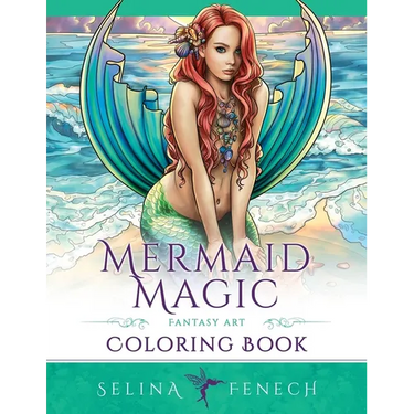 Mermaid Magic Fantasy Art Coloring Book: Coloring for Grown Ups