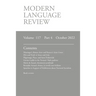 Modern Language Review (117: 4) October 2022