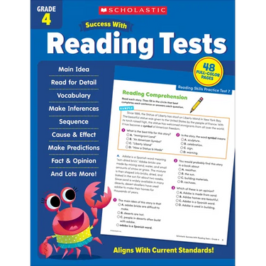 Scholastic Success with Reading Tests Grade 4 Workbook