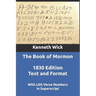 The Book of Mormon: 1830 Text and Format With LDS Verse Numbers