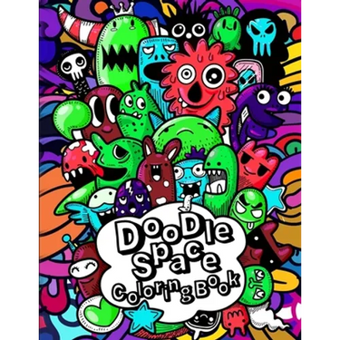 doodle space coloring book: : Relaxing & Inspiration Coloring Book For Adults and Kids