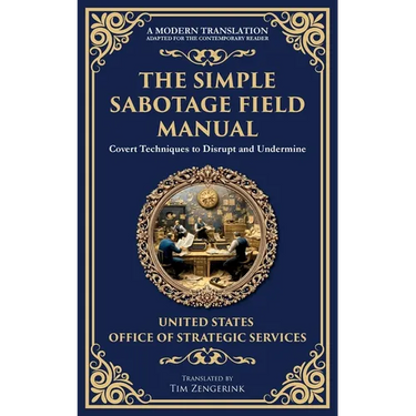 The Simple Sabotage Field Manual: Covert Disruption, Psychological Warfare, and the Art of Everyday Resistance