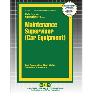 Maintenance Supervisor (Car Equipment)