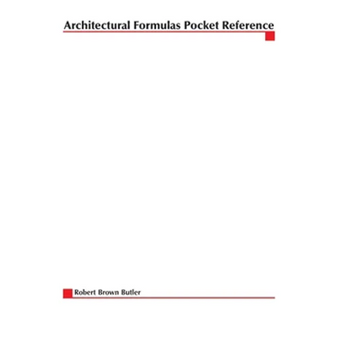Architectural Formulas Pocket Reference