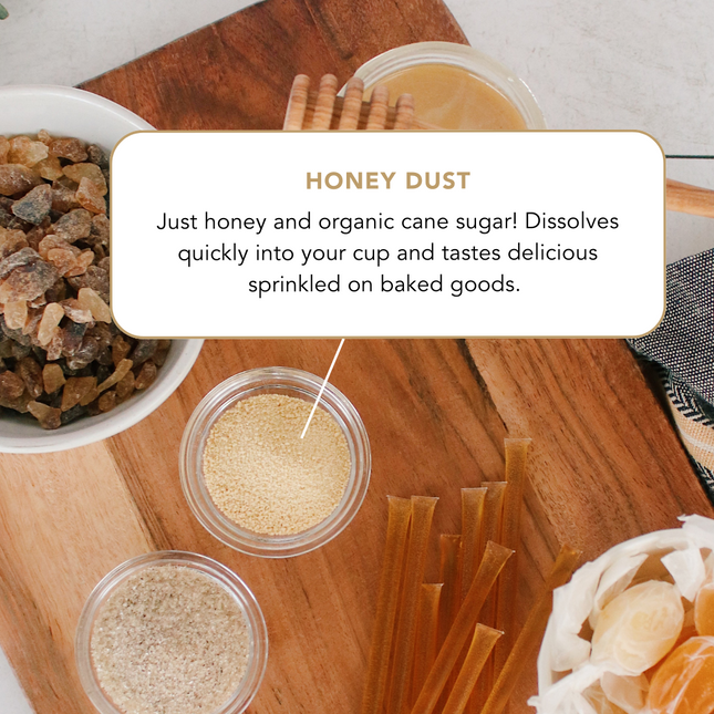 Honey Dust (Cane Sugar - Raw Honey) by Plum Deluxe Tea