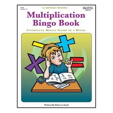 Multiplication Bingo Book: Complete Bingo Game In A Book