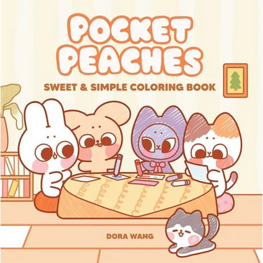 Pocket Peaches Sweet & Simple Coloring Book
