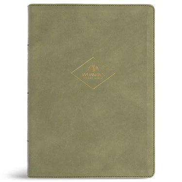 CSB Women's Study Bible, Sage Suedesoft Leathertouch