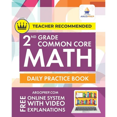 2nd Grade Common Core Math: Daily Practice Workbook - Part I: Multiple Choice 1000+ Practice Questions and Video Explanations Argo Brothers: Daily Pra