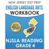 NEW JERSEY TEST PREP English Language Arts Workbook NJSLA Reading Grade 4: Preparation for the NJSLA-ELA